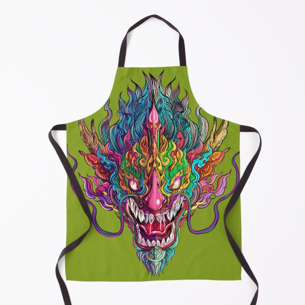 Item preview, Ghost Mask Dragon – Thai Fusion Spirit Art designed and sold by NB-Artist.