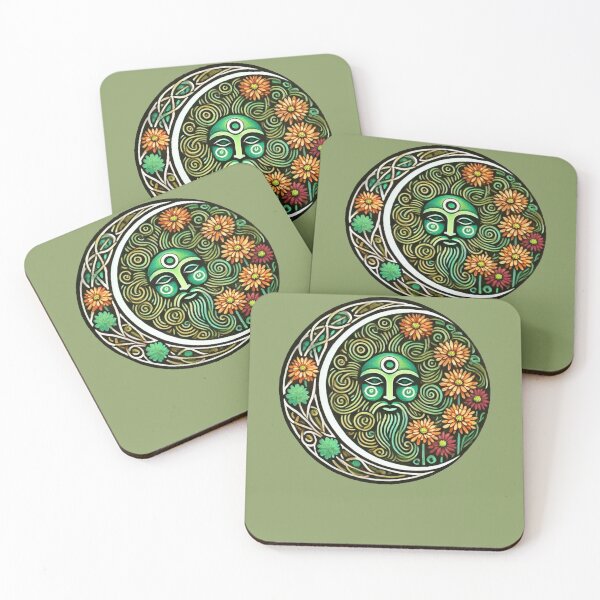Item preview, Autumn Greenman Mabon Nature Spirit designed and sold by FrictionMaxxing.