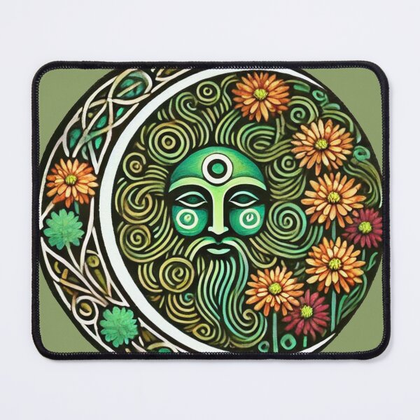 Item preview, Autumn Greenman Mabon Nature Spirit designed and sold by FrictionMaxxing.