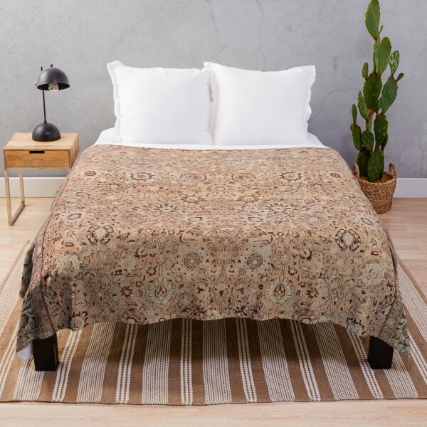 Item preview, Antique Persian Tabriz Rug Print designed and sold by Vicky Brago-Mitchell®.