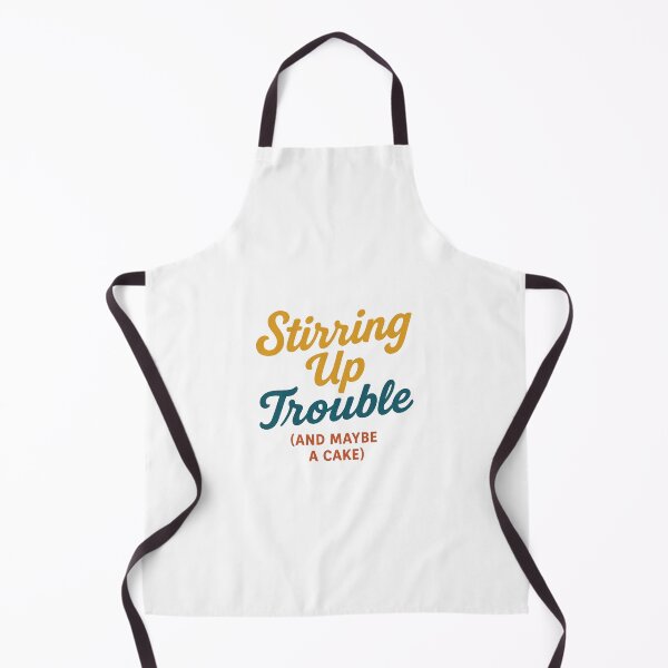 Item preview, Stirring up trouble (and maybe a cake) designed and sold by NoCleanSpoons.