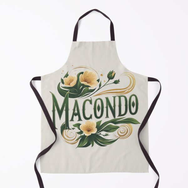 Item preview, Macondo – Arte Floral Amarillo con Letras Verdes designed and sold by Kuotica.