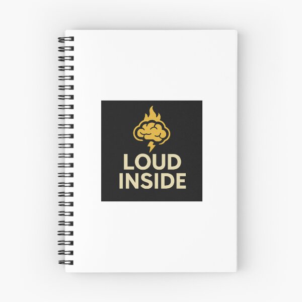 Item preview, Loud Inside – Bold Mind Introvert Design | Surreal Brain & Thought Expression Shirt designed and sold by Loud21.