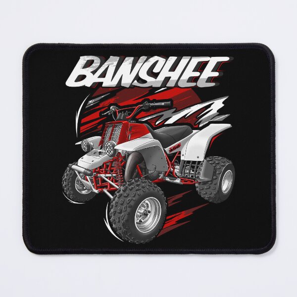 Artikelvorschau, Yamaha Banshee 350 1987 für Motorradfahrer entworfen und verkauft von MotoApparelHub.