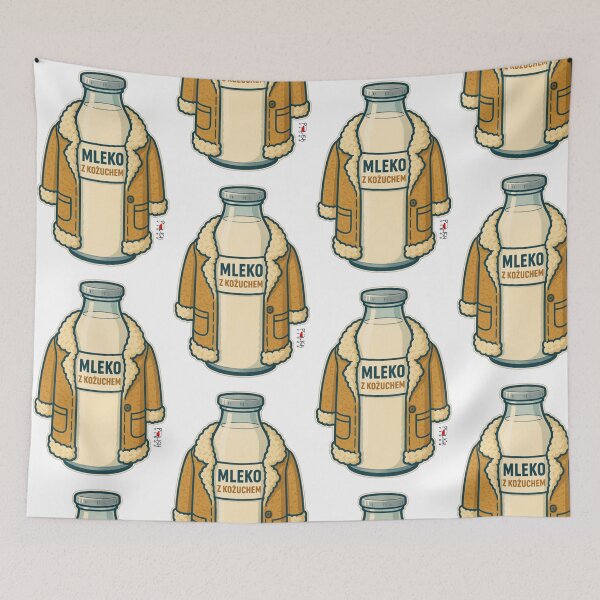 Item preview, Mleko z Kożuchem – Polish Milk Joke Design designed and sold by Lucky Pig Teesigns .