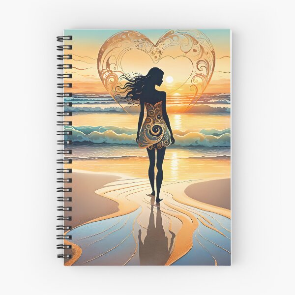 Item preview, Lovely Woman Silhouette on the Beach designed and sold by Lightworker11.
