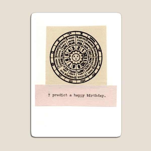 Item preview, I Predict A Happy Birthday designed and sold by BlueSpecsStudio.