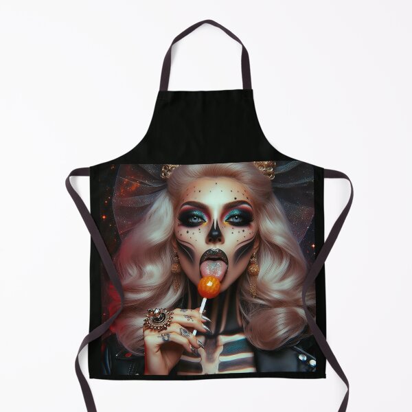 Item preview, Glam Skull Lady Lollipop Cosmos designed and sold by Voodoo Store Paranormal Collections.