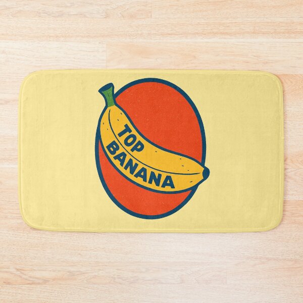 Item preview, Top Banana Retro Fruit Pun Design designed and sold by FrictionMaxxing.
