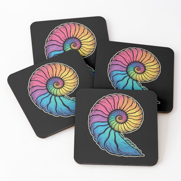 Item preview, Colorful Ammonites Fossils Prehistory designed and sold by MooonTees.