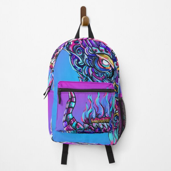 Item preview, Cosmic Thai Demon Dragon – Neon Crowned Guardian designed and sold by NB-Artist.