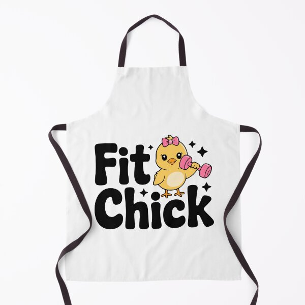 Item preview, Fit Chick! Cute Gym Girl Baby Chick Pun designed and sold by PMCreative.