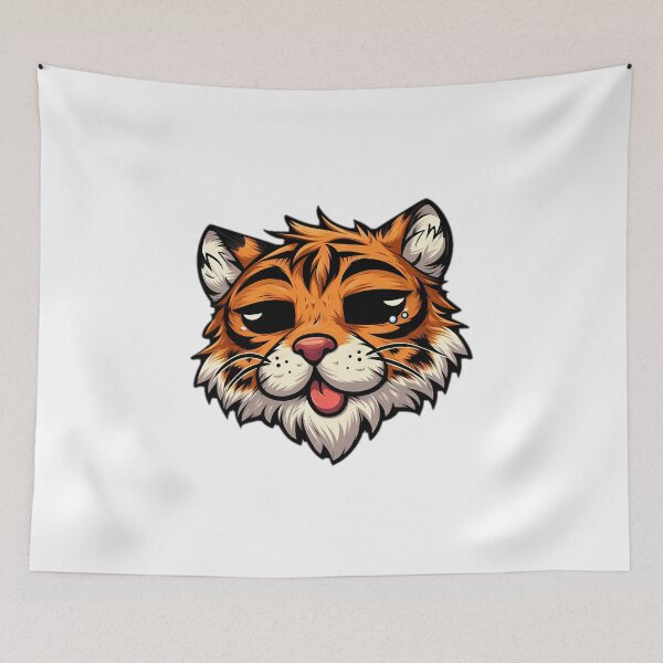 Item preview, derpy tiger  designed and sold by NCNGDESIGN.