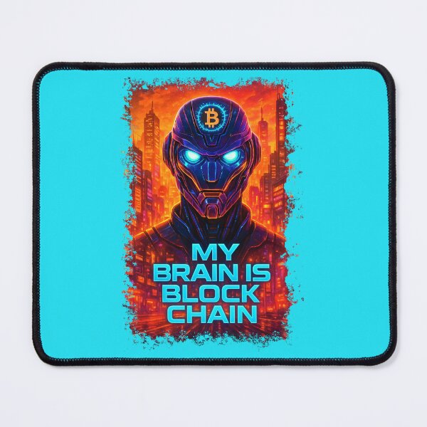 Item preview, Blockchain Overdrive – AI Crypto Mind Design designed and sold by BitCrop.