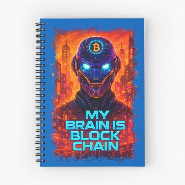 Item preview, Blockchain Overdrive – AI Crypto Mind Design designed and sold by BitCrop.