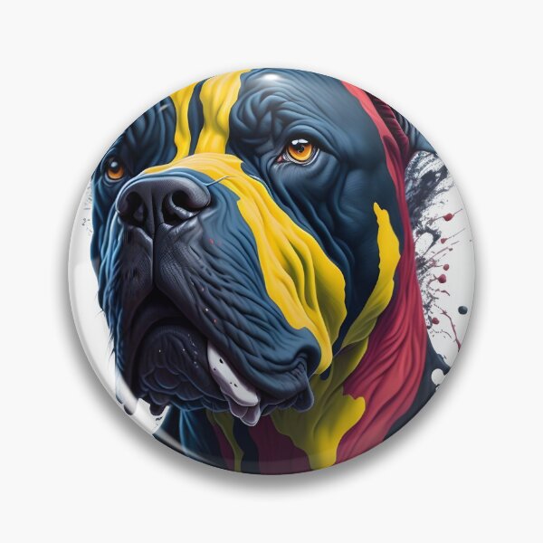 Item preview, War Paint Guardian: Abstract Pitbull Power designed and sold by SKonlinestore.