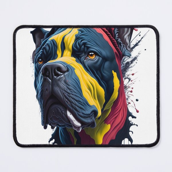 Item preview, War Paint Guardian: Abstract Pitbull Power designed and sold by SKonlinestore.