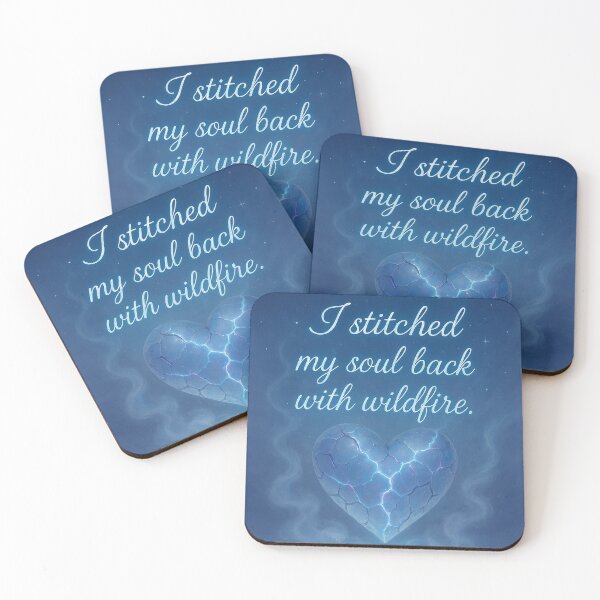 Item preview, I Stitched my Soul back with Wildfire designed and sold by MidnightMoodCo.