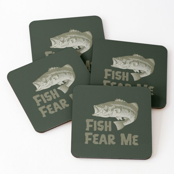 Item preview, Fish Fear Me – Funny Bass Fishing Design designed and sold by donwillisjrart.