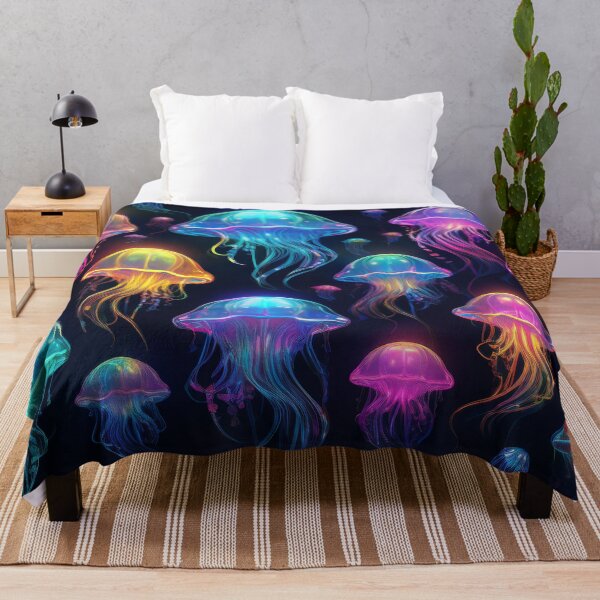 Item preview, Neon Jelly Fish Drift designed and sold by Shloo.