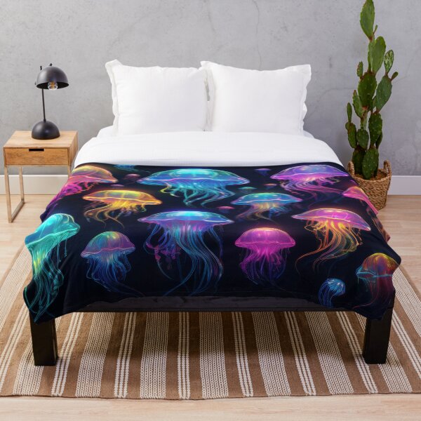 Item preview, Neon Jelly Fish Drift designed and sold by Shloo.