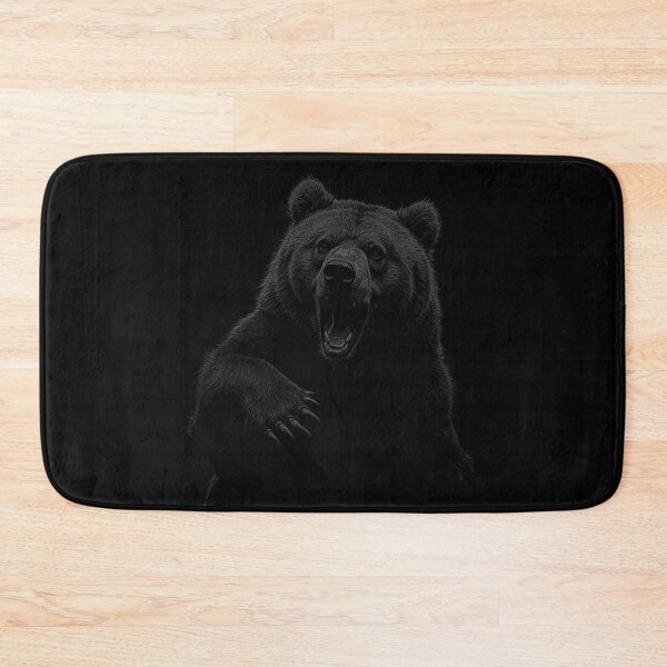 Item preview, Grizzly Bear Hiking Camping Vintage Angry Brown Bear designed and sold by JRRTs.