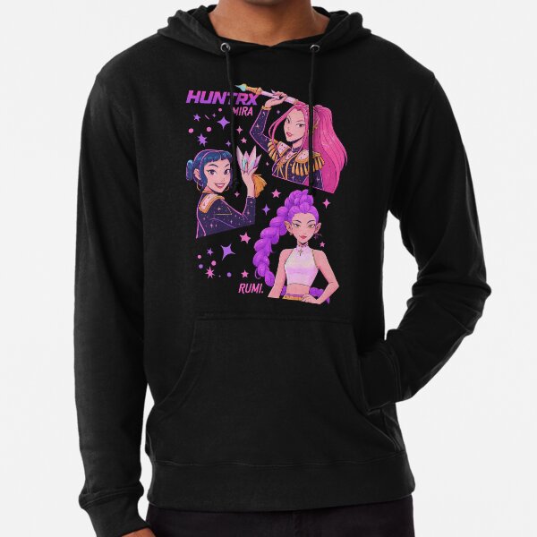 Huntrix Kpop Hoodie Mit Reißverschluss - Streetwear Kapuzenpullover Für Teenager