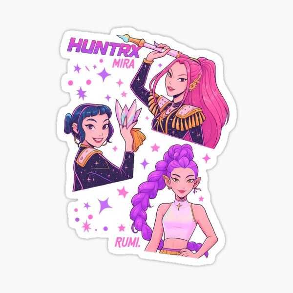 Huntrix Girls Kpop Demon Hunters Vintage Huntrix Huntrix Fan Rumi