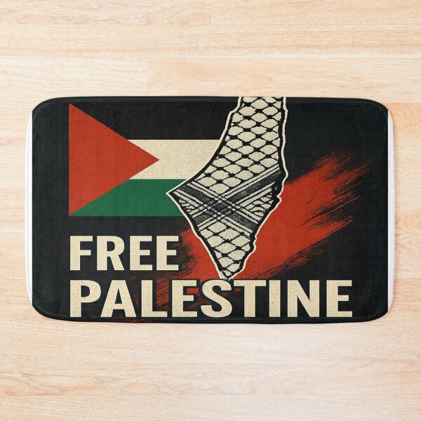 Item preview, Free Palestine – Powerful Resistance Map Art | كوفية وخريطة فلسطين designed and sold by ArthUpscale.