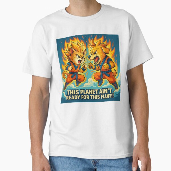Item preview, Ultimativer Fluff-Kampf – Super-Saiyajin-Showdown" designed and sold by EfraimFunArt.