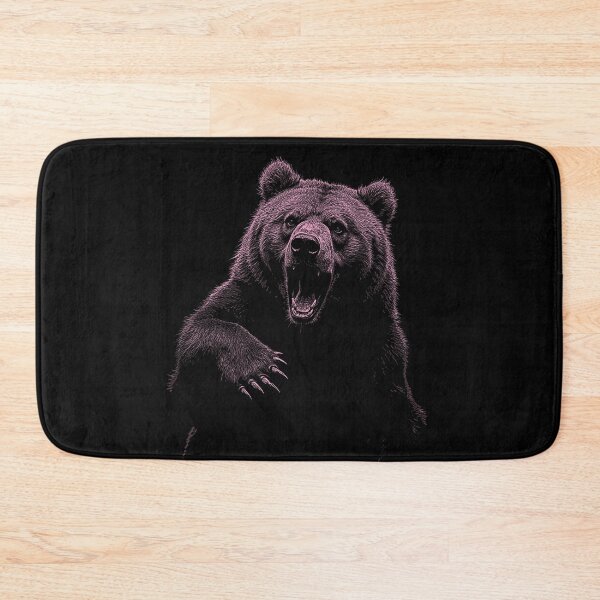 Item preview, Grizzly Bear Hiking Camping Vintage Angry Brown Bear designed and sold by JRRTs.