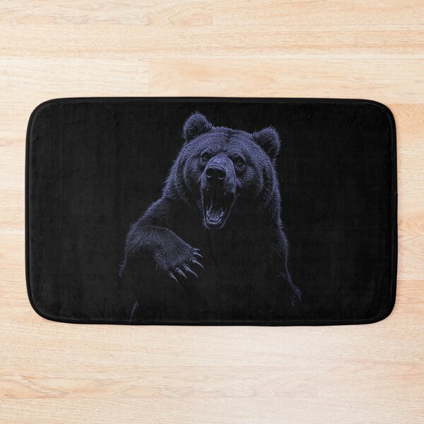 Item preview, Grizzly Bear Hiking Camping Vintage Angry Brown Bear designed and sold by JRRTs.