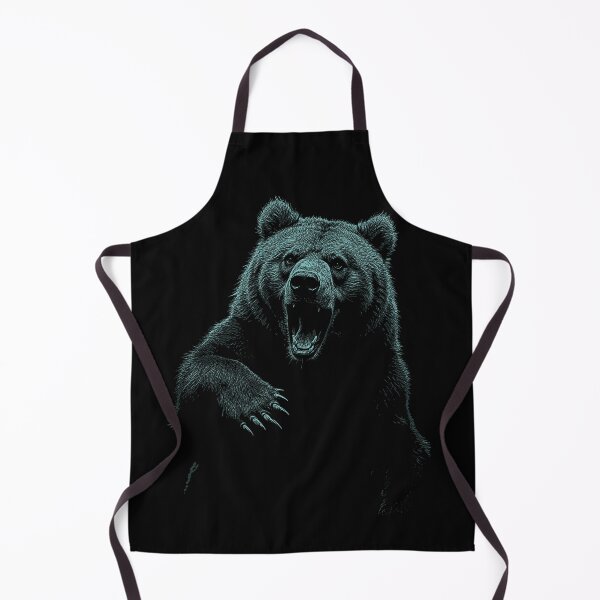 Item preview, Grizzly Bear Hiking Camping Vintage Angry Brown Bear designed and sold by JRRTs.