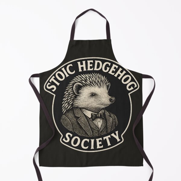Item preview, Funny Wellbeing Animal Stoic Hedgehog Club designed and sold by Shoot-The-Moon.