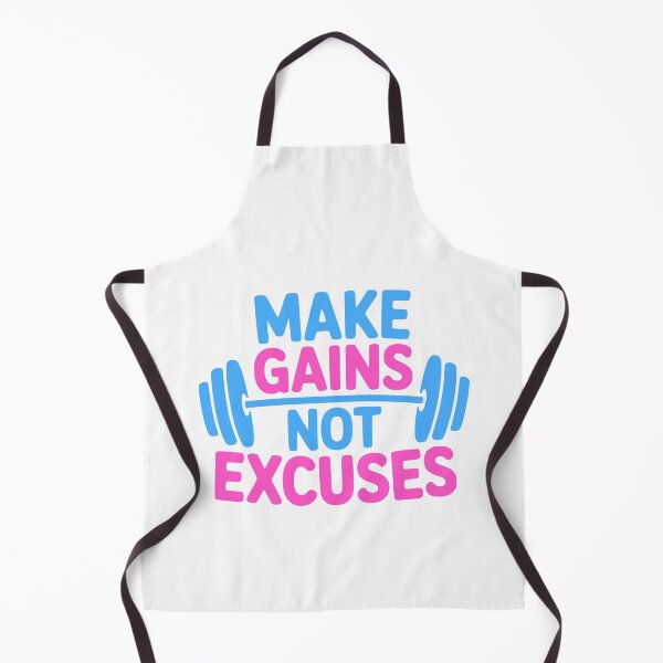Item preview, Make Gains Not Excuses! Pink Gym Girl designed and sold by PMCreative.