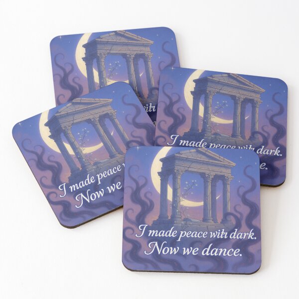 Item preview, I made peace with dark. Now we dance.  designed and sold by MidnightMoodCo.
