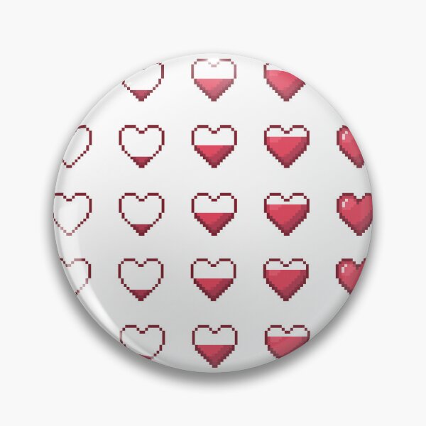 Item preview, Cute Pixel Hearts – Love Meter  designed and sold by retro_pixel.