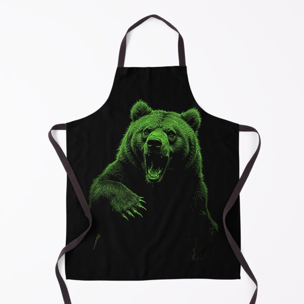 Item preview, Grizzly Bear Hiking Camping Vintage Angry Brown Bear designed and sold by JRRTs.