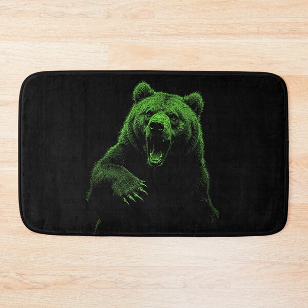 Item preview, Grizzly Bear Hiking Camping Vintage Angry Brown Bear designed and sold by JRRTs.