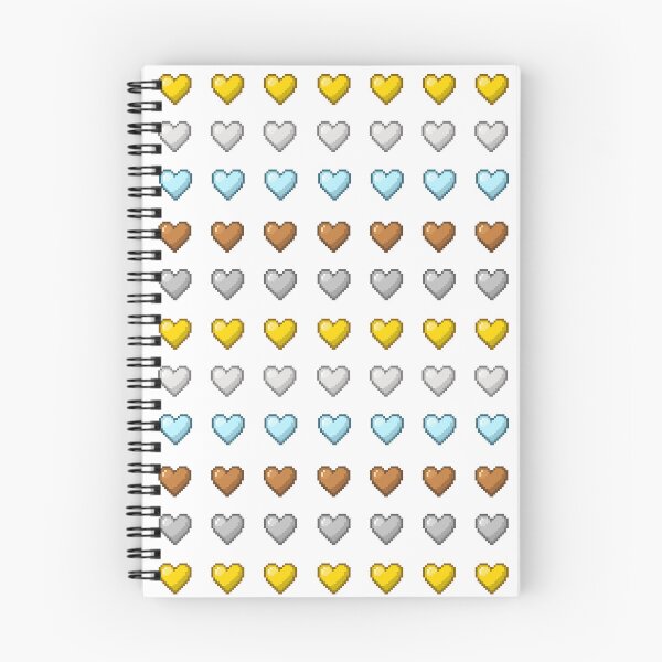 Item preview, Cute Pixel Hearts – Gamer Rank Grid  designed and sold by retro_pixel.