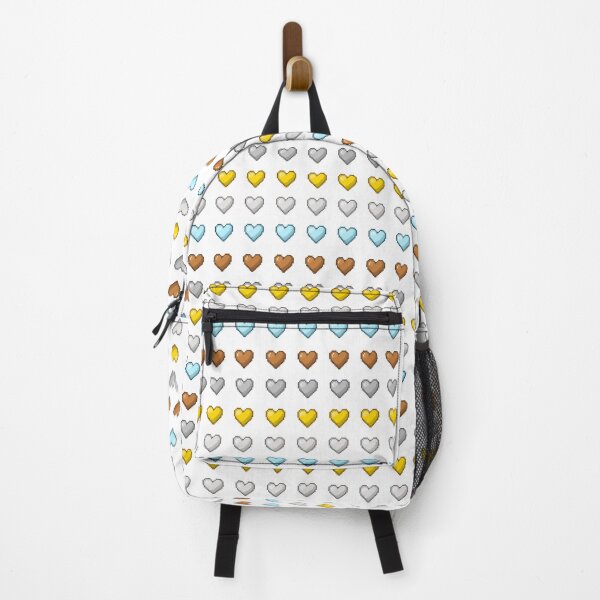 Item preview, Cute Pixel Hearts – Gamer Rank Grid designed and sold by retro_pixel.
