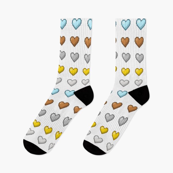 Item preview, Cute Pixel Hearts – Gamer Rank Grid  designed and sold by retro_pixel.