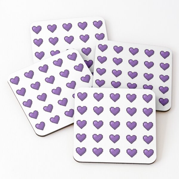 Item preview, Cute Pixel Hearts – Cosmic Love  designed and sold by retro_pixel.