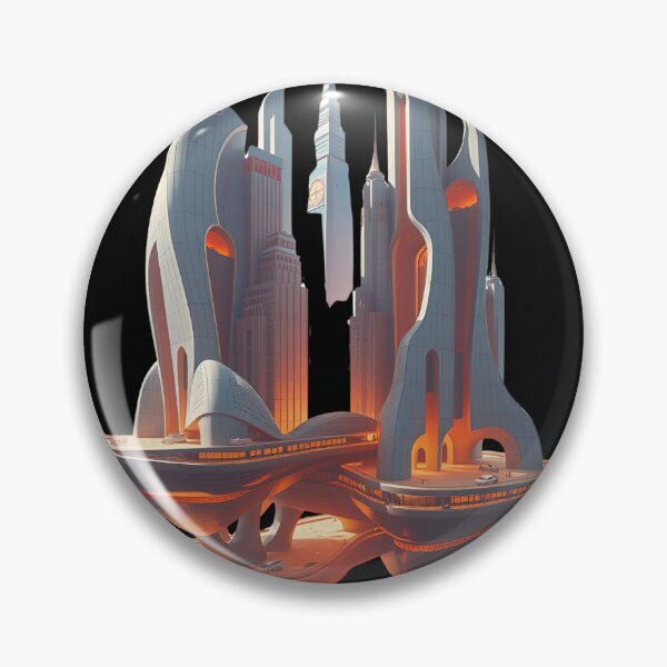 Item preview, Floating Futuristic City Islands with Towering Architectural Spires designed and sold by AbdS07.