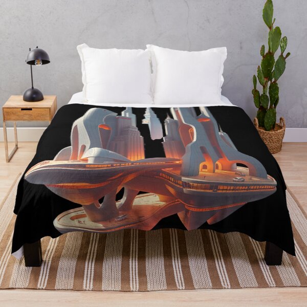 Item preview, Floating Futuristic City Islands with Towering Architectural Spires designed and sold by AbdS07.