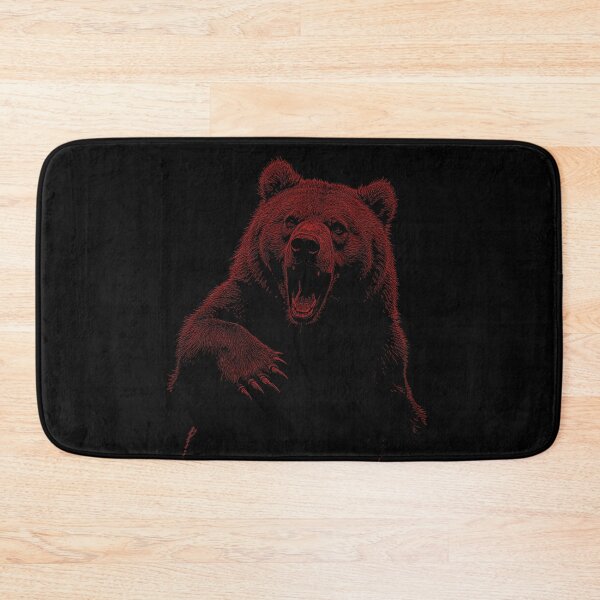 Item preview, Grizzly Bear Hiking Camping Vintage Angry Brown Bear designed and sold by JRRTs.