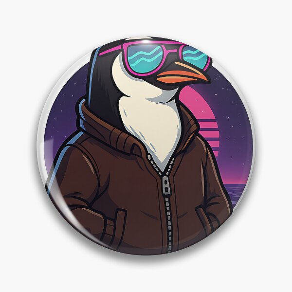 Item preview, Ice Cool Penguin designed and sold by Throwback Trends.