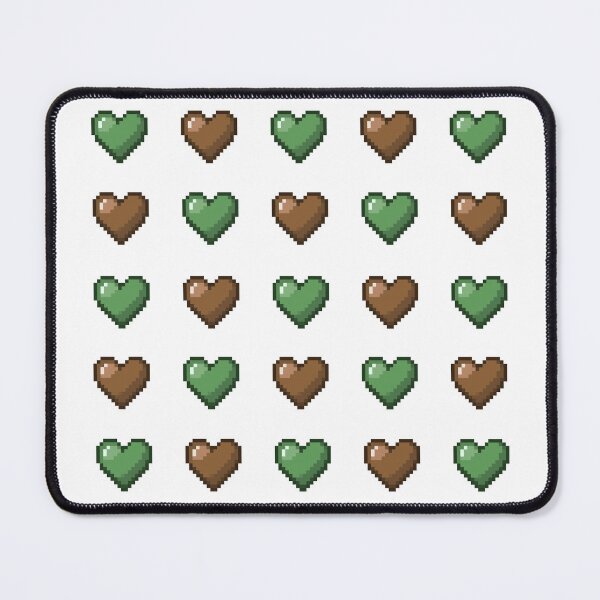 Item preview, Cute Pixel Hearts – Naturecore Vibes designed and sold by retro_pixel.