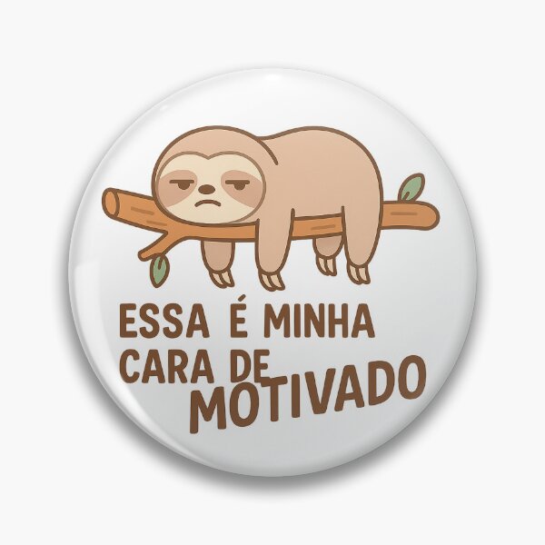 Item preview, Cara de Preguiça Motivada | Sloth Grumpy designed and sold by SORVas.