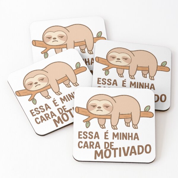 Item preview, Cara de Preguiça Motivada | Sloth Grumpy designed and sold by SORVas.